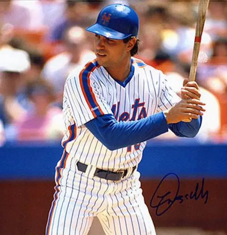 LEE MAZZILLI New York Mets 1986 Majestic Cooperstown Home Baseball Jersey 