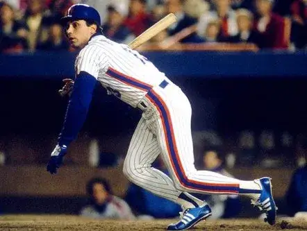 LEE MAZZILLI New York Mets 1986 Majestic Cooperstown Home Baseball Jersey 