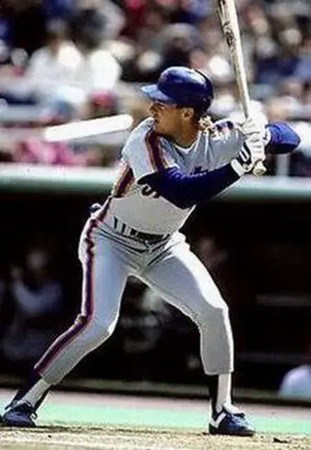 LENNY DYKSTRA New York Mets 1987 Majestic Cooperstown Away Baseball Jersey 