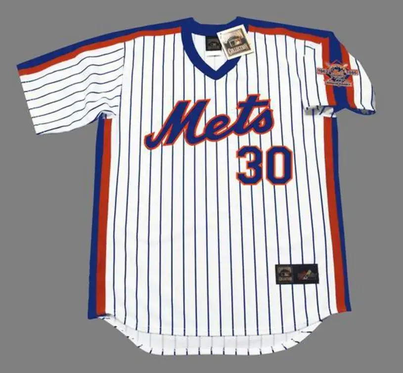 MICHAEL CONFORTO New York Mets 1986 Majestic Throwback Home Baseball Jersey