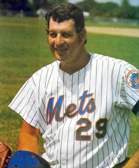 MICKEY LOLICH New York Mets 1976 Home Majestic Baseball Throwback Jersey 