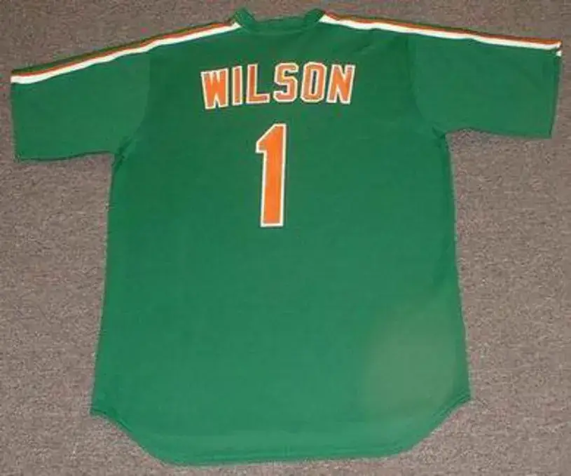 MOOKIE WILSON New York Mets 1985 Majestic Cooperstown Throwback “St. Patty’s Day” Baseball Jersey 