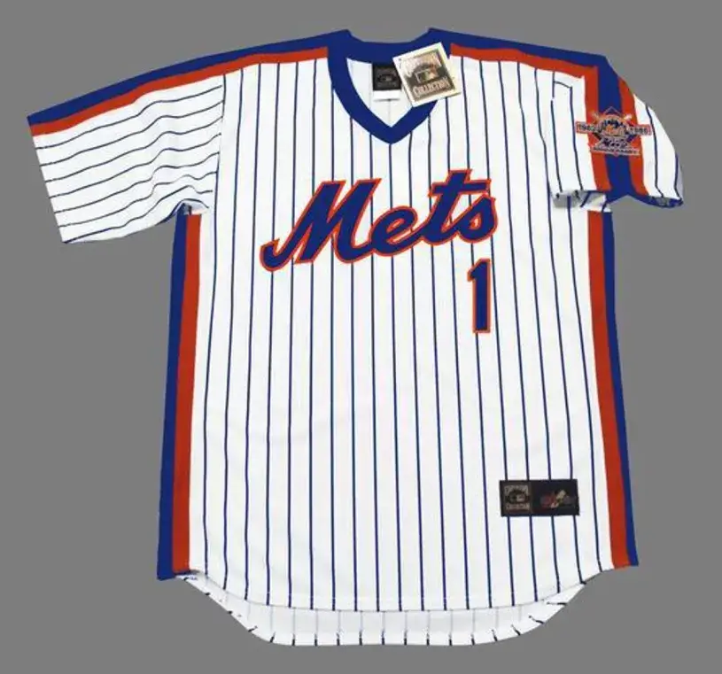 MOOKIE WILSON New York Mets 1986 Home Majestic Throwback Baseball Jersey