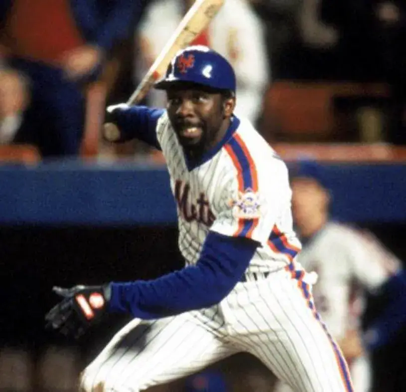 MOOKIE WILSON New York Mets 1986 Home Majestic Throwback Baseball Jersey 