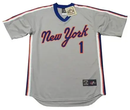 MOOKIE WILSON New York Mets 1987 Away Majestic Throwback Baseball Jersey