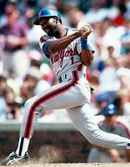 MOOKIE WILSON New York Mets 1987 Away Majestic Throwback Baseball Jersey 