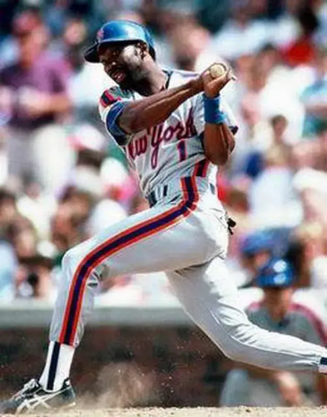 MOOKIE WILSON New York Mets 1987 Away Majestic Throwback Baseball Jersey 