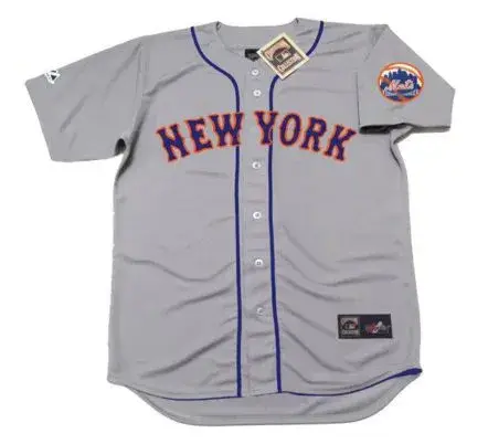 NEW YORK METS 1970’s Away Majestic Baseball Throwback Jersey