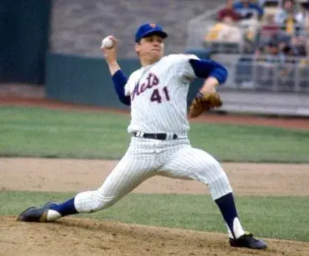NEW YORK METS 1970’s Home Majestic Baseball Throwback Jersey 