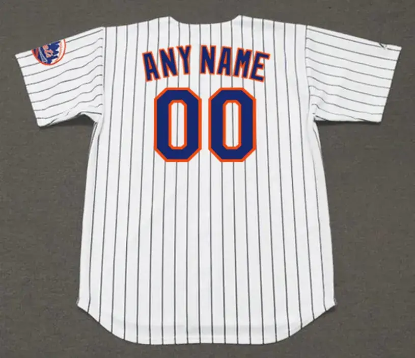 NEW YORK METS 1970’s Home Majestic Throwback Jersey Customized “Any Name & Number(s)” 