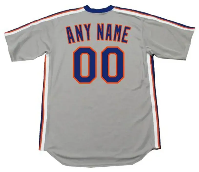 NEW YORK METS 1980’s Majestic Throwback Away Jersey Customized “Any Name & Number(s)” 