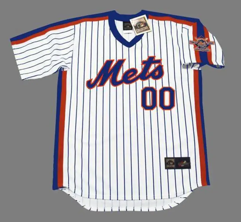 NEW YORK METS 1986 Majestic Home Throwback Jersey Customized “Any Name & Number(s)” 
