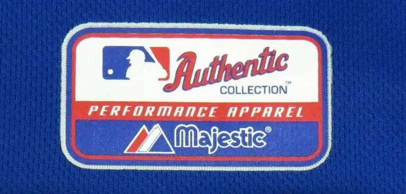 NEW YORK METS 2005 Majestic Authentic Throwback Baseball Jersey 