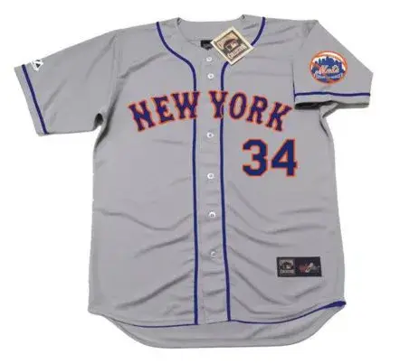 NOAH SYNDERGAARD New York Mets 2016 Majestic Away Baseball Jersey