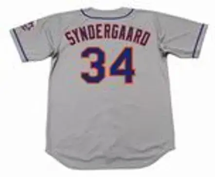 NOAH SYNDERGAARD New York Mets 2016 Majestic Away Baseball Jersey 