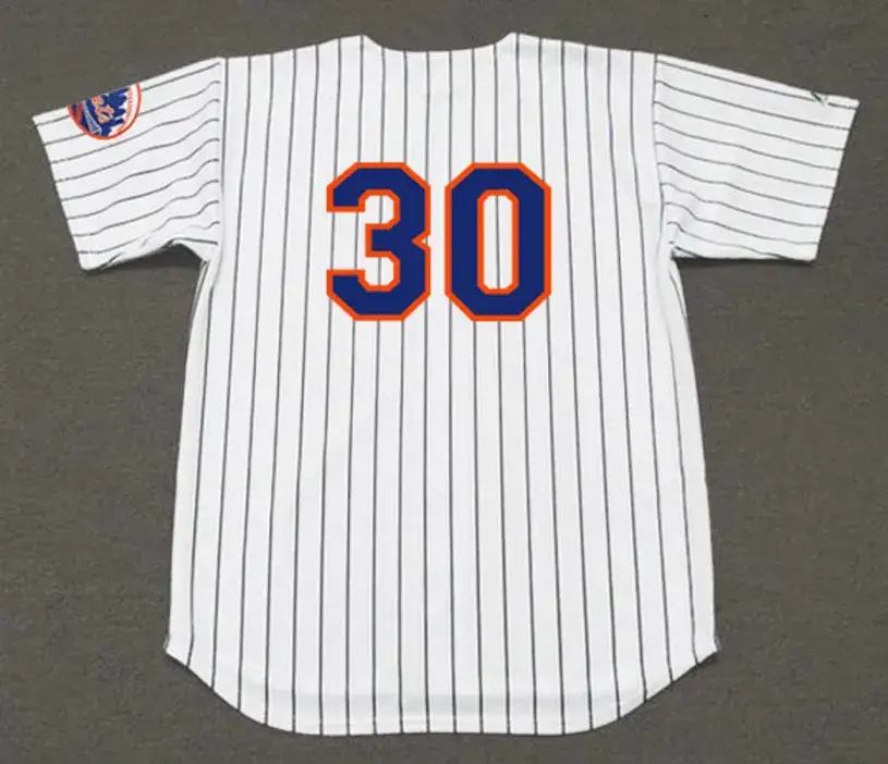 NOLAN RYAN New York Mets 1969 Home Majestic Baseball Throwback Jersey 