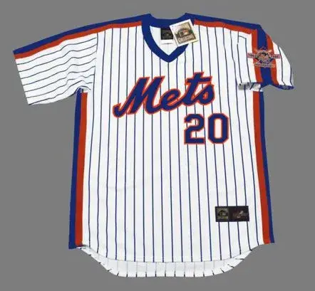 PETE ALONSO New York Mets 1986 Home Majestic Throwback Baseball Jersey