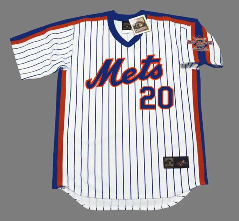 PETE ALONSO New York Mets 1986 Home Majestic Throwback Baseball Jersey