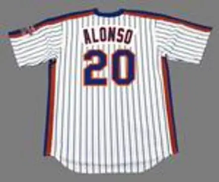PETE ALONSO New York Mets 1986 Home Majestic Throwback Baseball Jersey 