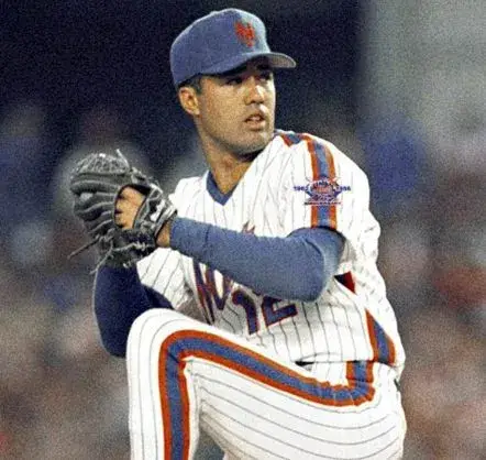 RON DARLING New York Mets 1986 Majestic Throwback Home Baseball Jersey 