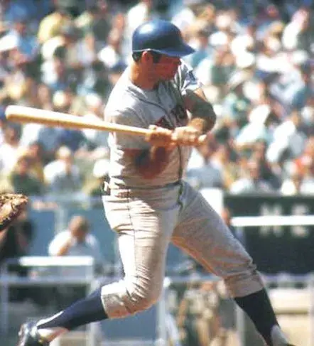RON SWOBODA New York Mets 1969 Away Majestic Baseball Throwback Jersey 