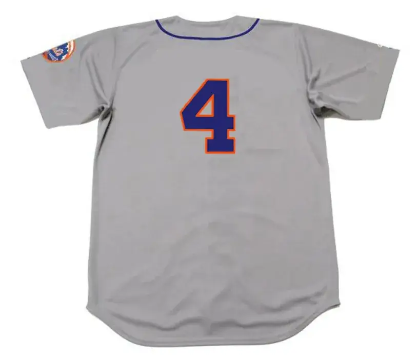 RON SWOBODA New York Mets 1969 Away Majestic Baseball Throwback Jersey 