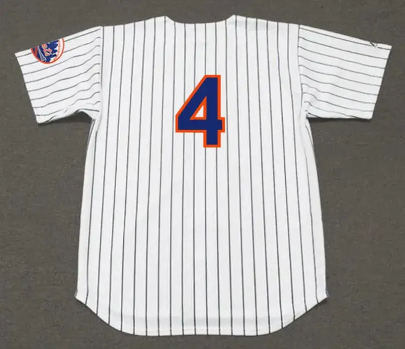 RUSTY STAUB New York Mets 1973 Home Majestic Baseball Throwback Jersey 