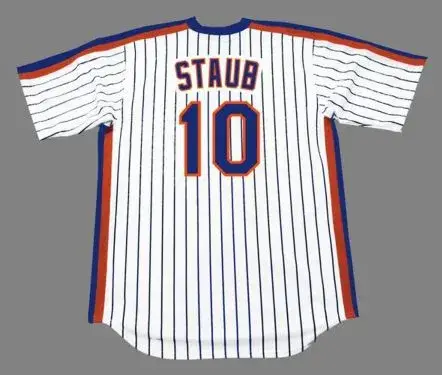 RUSTY STAUB New York Mets 1984 Majestic Cooperstown Home Baseball Jersey 