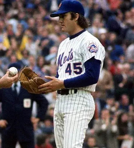 TUG McGRAW New York Mets 1969 Home Majestic Baseball Throwback Jersey 
