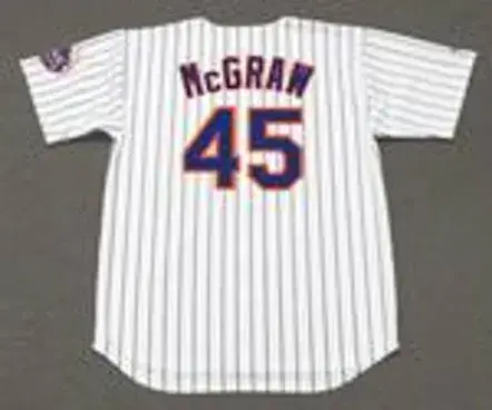 TUG McGRAW New York Mets 1969 Home Majestic Baseball Throwback Jersey 