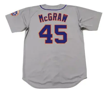 TUG McGRAW New York Mets 1973 Away Majestic Baseball Throwback Jersey 