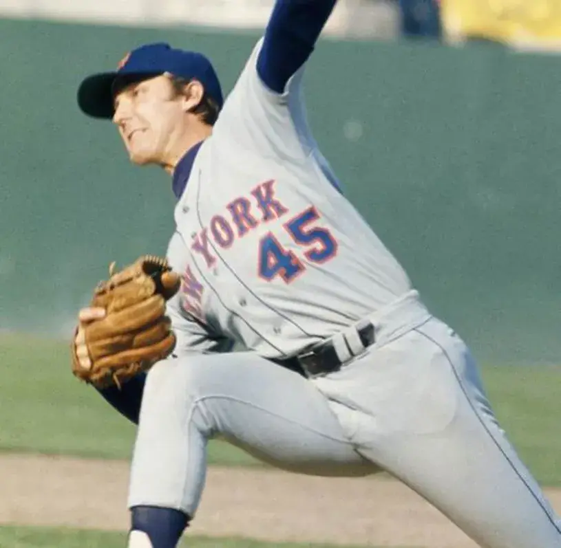 TUG McGRAW New York Mets 1973 Away Majestic Baseball Throwback Jersey 