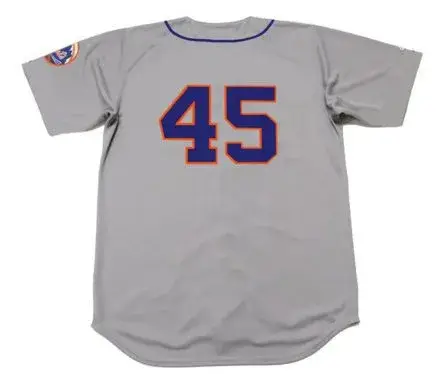 TUG McGRAW New York Mets 1973 Away Majestic Baseball Throwback Jersey 
