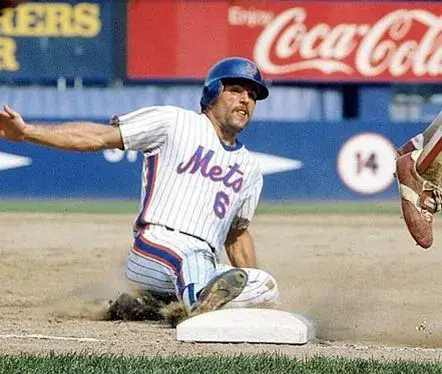 WALLY BACKMAN New York Mets 1986 Majestic Cooperstown Home Baseball Jersey 