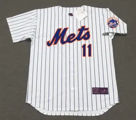 WAYNE GARRETT New York Mets 1969 Home Majestic Baseball Throwback Jersey
