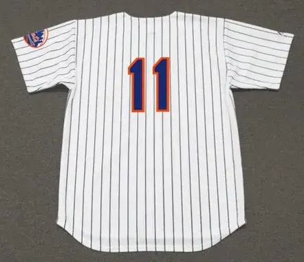 WAYNE GARRETT New York Mets 1969 Home Majestic Baseball Throwback Jersey 