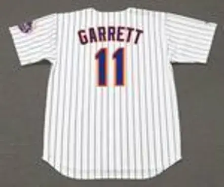 WAYNE GARRETT New York Mets 1969 Home Majestic Baseball Throwback Jersey 