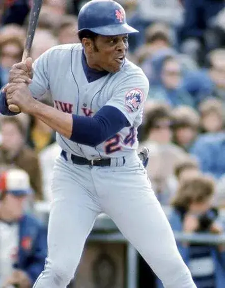 WILLIE MAYS New York Mets 1973 Away Majestic Baseball Throwback Jersey 