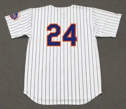 WILLIE MAYS New York Mets 1973 Home Majestic Baseball Throwback Jersey 