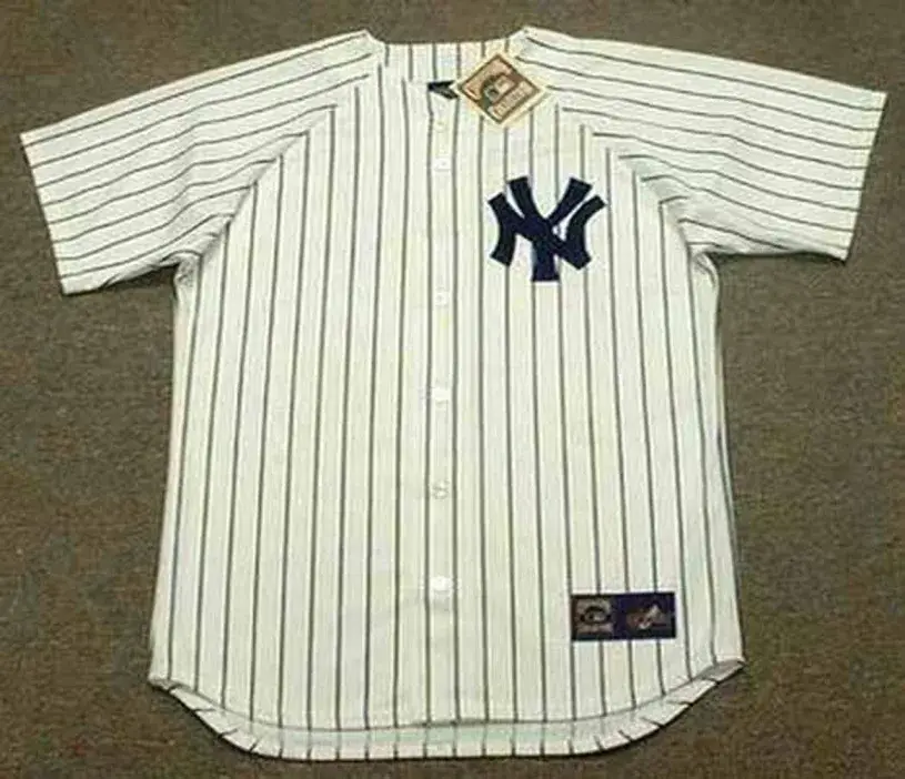DEION SANDERS New York Yankees 1990 Home Majestic Throwback Baseball Jersey