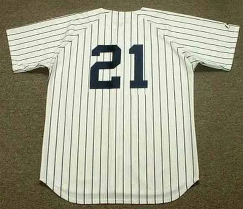 DEION SANDERS New York Yankees 1990 Home Majestic Throwback Baseball Jersey 