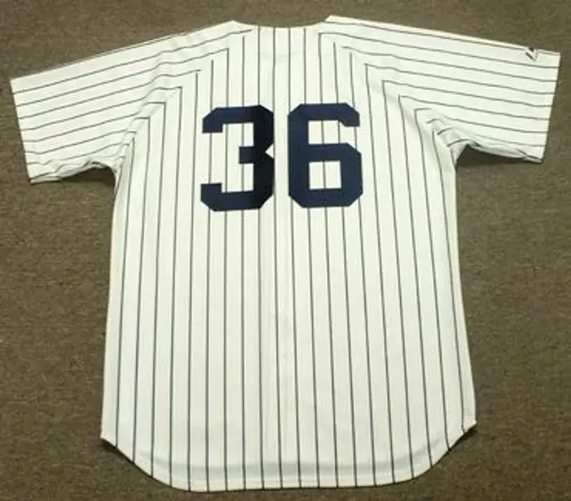 DOCK ELLIS New York Yankees 1977 Majestic Cooperstown Home Jersey 