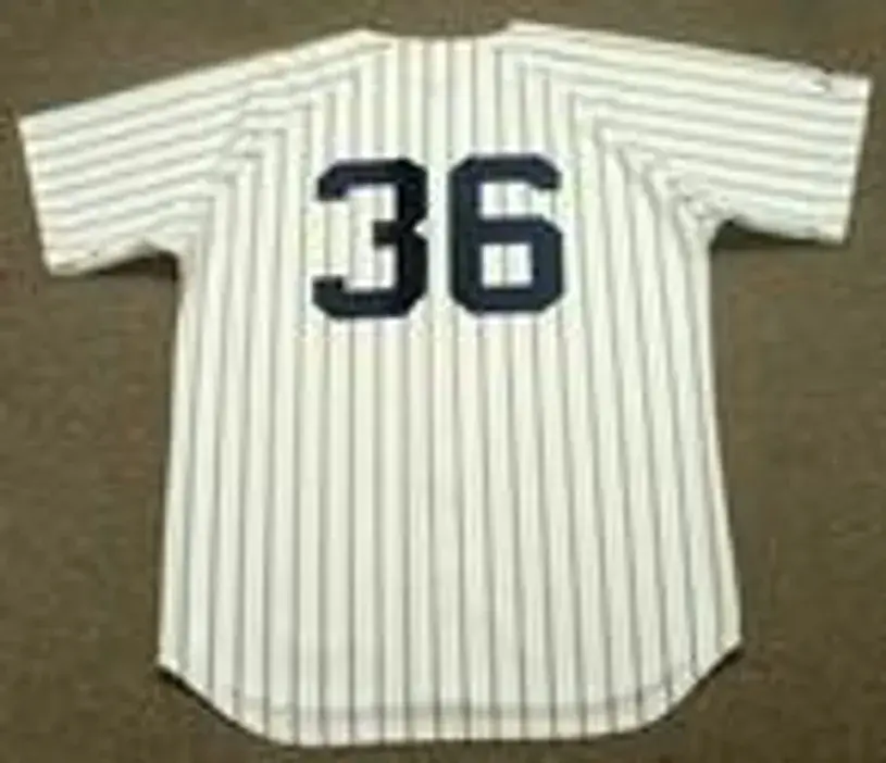 DOCK ELLIS New York Yankees 1977 Majestic Cooperstown Home Jersey 