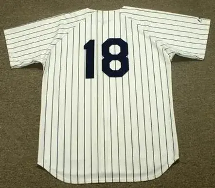 DON LARSEN New York Yankees 1956 Majestic Cooperstown Throwback Home Jersey 