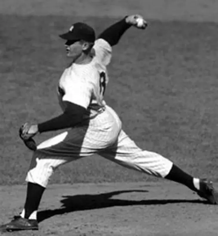 DON LARSEN New York Yankees 1956 Majestic Cooperstown Throwback Home Jersey 