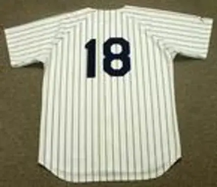 DON LARSEN New York Yankees 1956 Majestic Cooperstown Throwback Home Jersey 