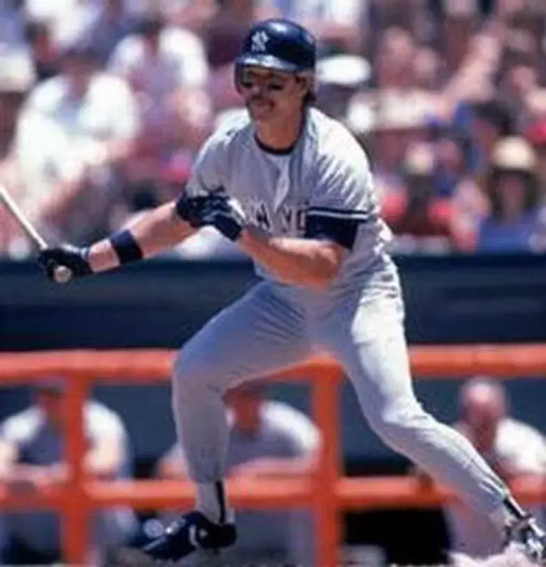 DON MATTINGLY New York Yankees 1985 Majestic Throwback Away Baseball Jersey 