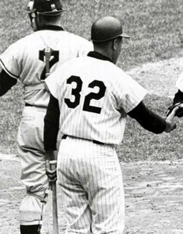 ELSTON HOWARD New York Yankees 1963 Majestic Cooperstown Away Jersey 