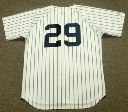 JIM “CATFISH” HUNTER New York Yankees 1977 Majestic Cooperstown Home Jersey 