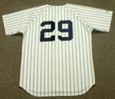 JIM “CATFISH” HUNTER New York Yankees 1977 Majestic Cooperstown Home Jersey 